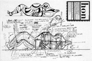 Niki de Saint Phalle - hon architectural plan