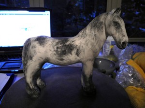 Josiane Keller - painted clay pony