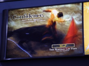 confidence! a very silly advertisement