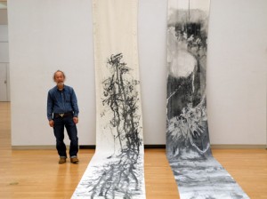 Komori Fumio - sumie scroll paintings