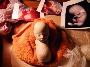 Josiane Keller - clay embryo stage 2