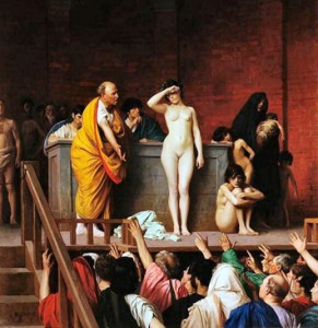 Jean-Leon Gerome -The Slave Market in Rome